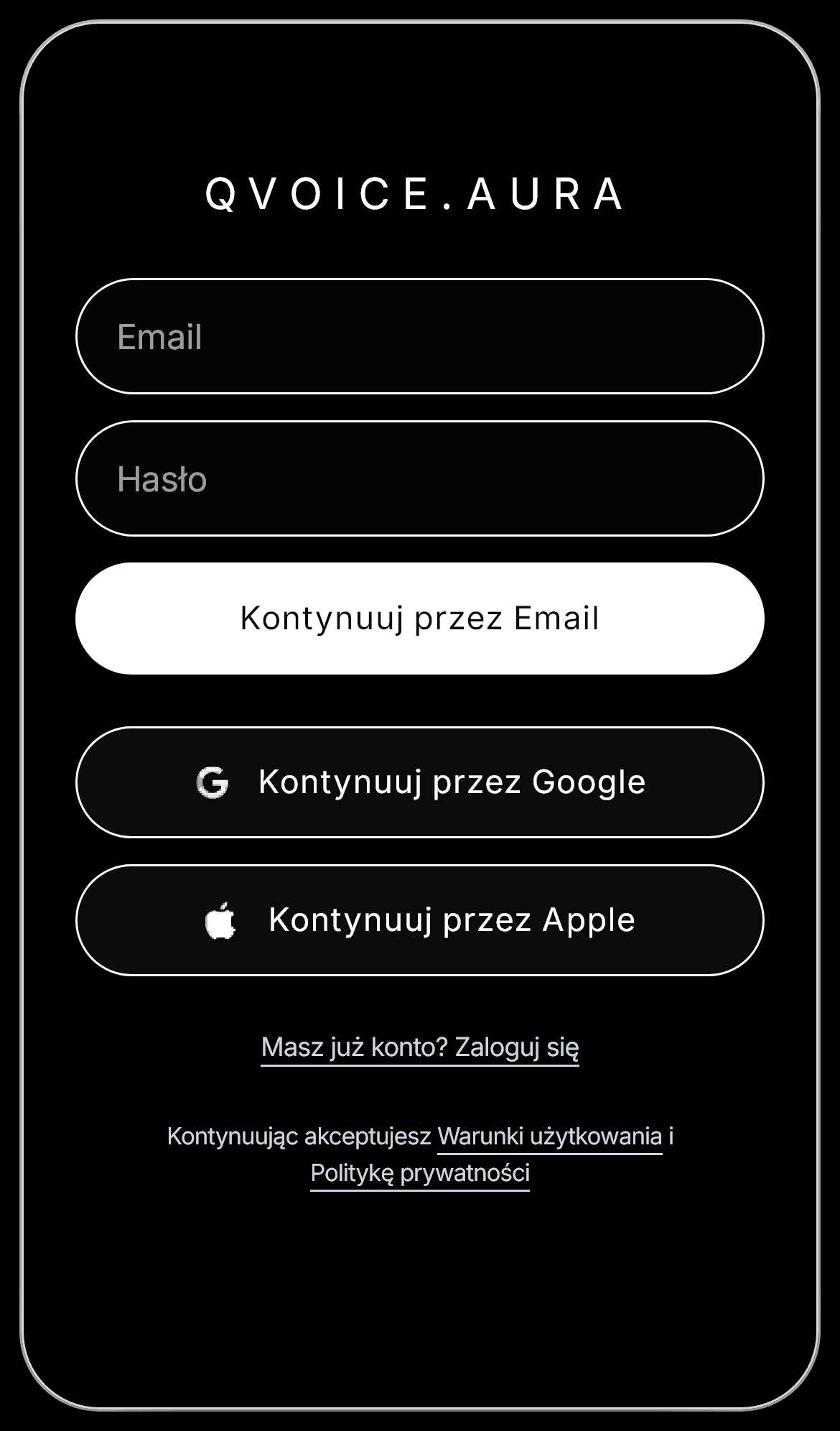 QAuraVoice screenshot 2